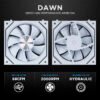 Asiahorse DAWN 120mm ARGB PWM Case Fan Daisy Chain Low Noise