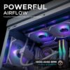 Asiahorse DAWN 120mm ARGB PWM Case Fan Daisy Chain Low Noise