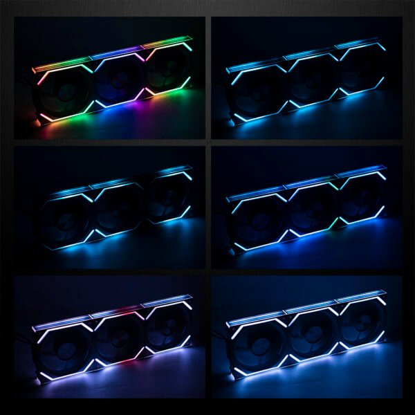 Asiahorse DAWN 120mm ARGB PWM Case Fan Daisy Chain Low Noise