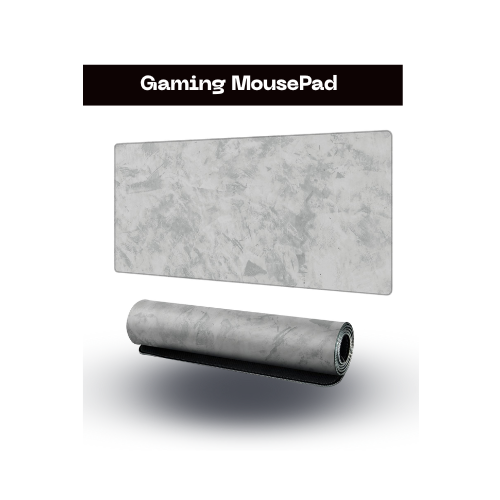 Waterproof Light Gray Mouse Pad – XXL 120×40 cm 4mm Desk Mat