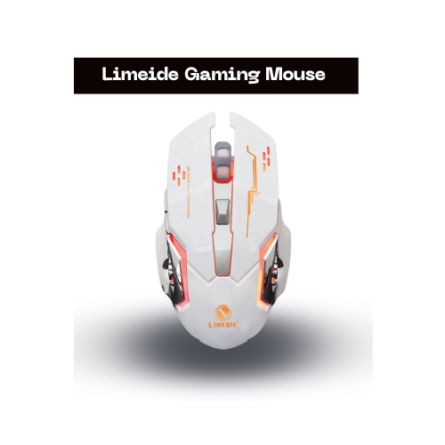 Limeide 2.4G Wireless Optical Mouse – Ergonomic Office & Gaming Mouse for Windows & Mac