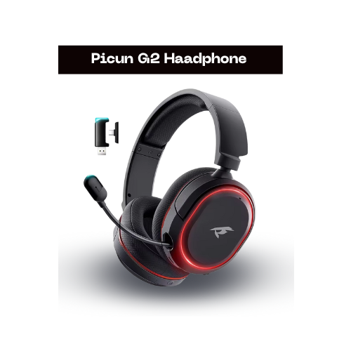 Picun G2 Wireless Gaming Headset (black)