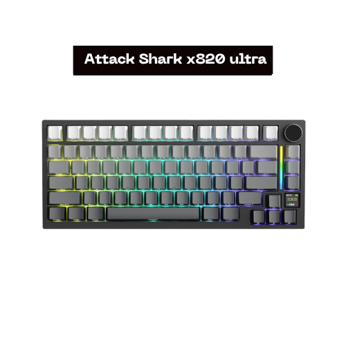 attack shark x820 ultra wirless led monitor