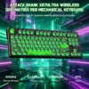 ATTACK SHARK X87 ULTRA Shadow Jade Wireless Mechanical Keyboard – 8K Receiver, Tri-Mode