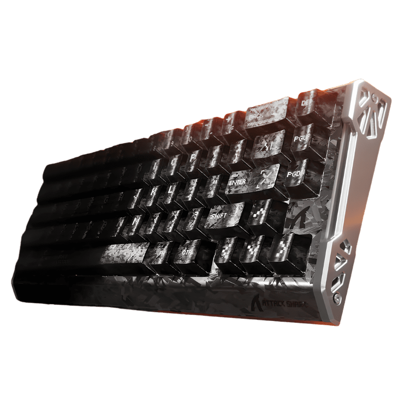 Attack Shark R68 side profile detail shot