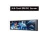 Black 9.2-Inch IPS PC Dashboard Screen – Metal Housing, Easy Case Mount
