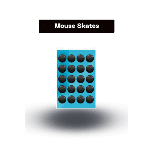 UltraGlide PTFE Glass Custom Mouse Skates – Premium Low-Friction Replacement Mouse Feet
