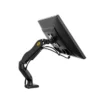 North Bayou F80 Gas Spring Monitor Arm – Single Monitor Desk Mount for 17–30 Inch Displays